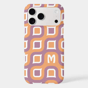 Personalised Purple Orange White Midcentury