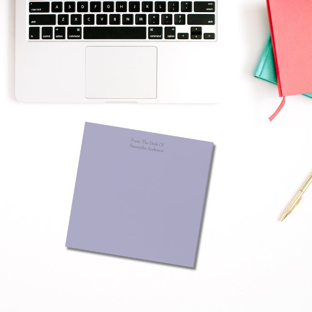 Personalised Purple Post it Notes (Personalized Purple post -it -note pads. See our other colors that are available)