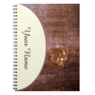 Personalised purple retro tatter notebook