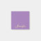Personalised Purple Script Post it Sticky Notes