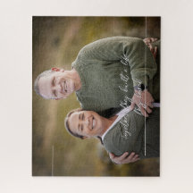 Personalised Puzzle with Your Text & Accent Lines