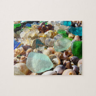 Personalised Puzzles Holiday Gifts Beach Seaglass
