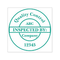 Personalised Quality Control Self Inking Stamp