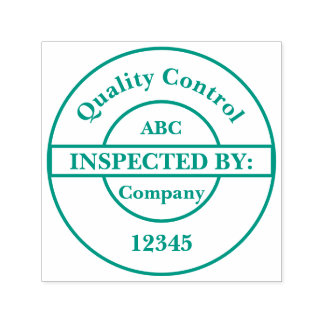 Personalised Quality Control Self Inking Stamp