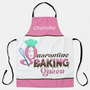 Personalised Quarantine Baking Queen Apron