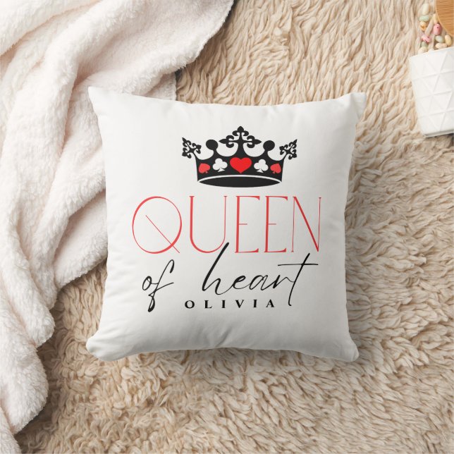 Personalised Queen Crown  Cushion (Blanket)