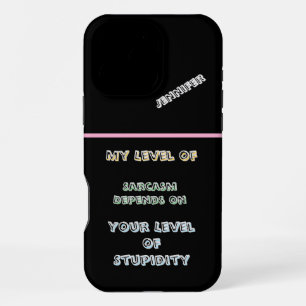 Personalised Quick igniter with a sarcastic quip iPhone 16 Pro Max Case