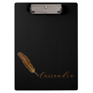 Personalised Quill Pen Clipboard
