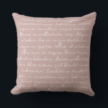 Personalised quote poem wedding vows cushion<br><div class="desc">Customise this pillow with your favourite quote,  poem or wedding vows. A special gift that will warm the heart for years to come.</div>