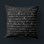 Personalised quote poem wedding vows cushion<br><div class="desc">Customise this pillow with your favourite quote,  poem or wedding vows. A special gift that will warm the heart for years to come.</div>