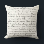 Personalised quote poem wedding vows cushion<br><div class="desc">Customise this pillow with your favourite quote,  poem or wedding vows. A special gift that will warm the heart for years to come.</div>