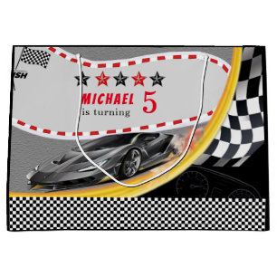  Personalised Racing Car Gift Bags