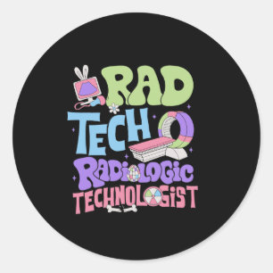 Personalised Radiology Easter Day  Classic Round Sticker