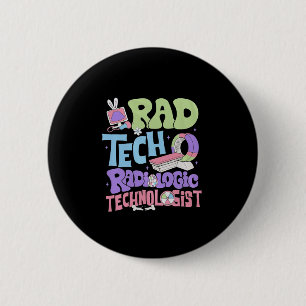 Personalised Radiology Easter Day Swea 6 Cm Round Badge
