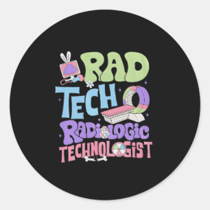 Personalised Radiology Easter Day Swea Classic Round Sticker