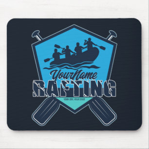 Personalised Rafting Whitewater River Adventure Mouse Pad