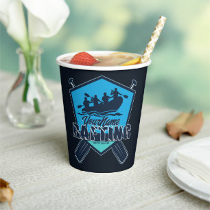 Personalised Rafting Whitewater River Adventure Paper Cups
