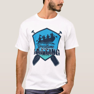 Personalised Rafting Whitewater River Adventure  T-Shirt