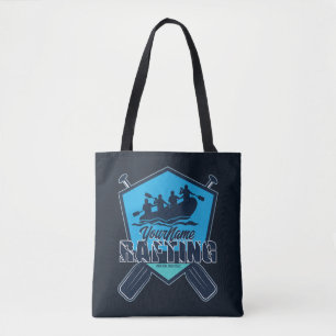 Personalised Rafting Whitewater River Adventure Tote Bag