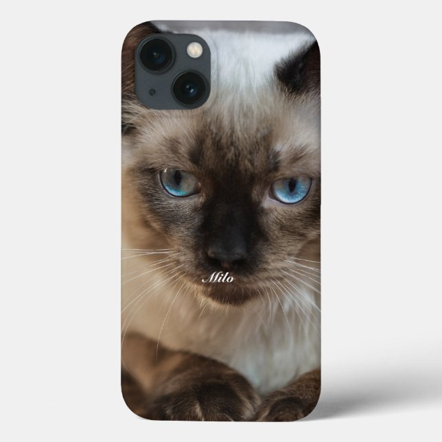 Personalised Ragdoll Cat Photo and Name Case-Mate iPhone Case (Back)