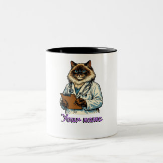 Personalised Ragdoll Cat Veterinarian Mug vet gift