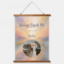 Personalised Rainbow Bridge Memorial Wall Tapestry