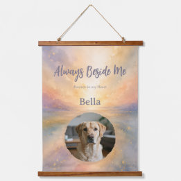 Personalised Rainbow Bridge Memorial Wall Tapestry