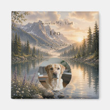 Personalised Rainbow Bridge Pet Memorial Photo