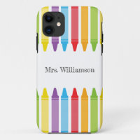 Personalised Rainbow Crayons Teacher Appreciation
