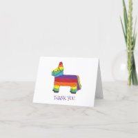 Personalised Rainbow Donkey Piñata Birthday Party