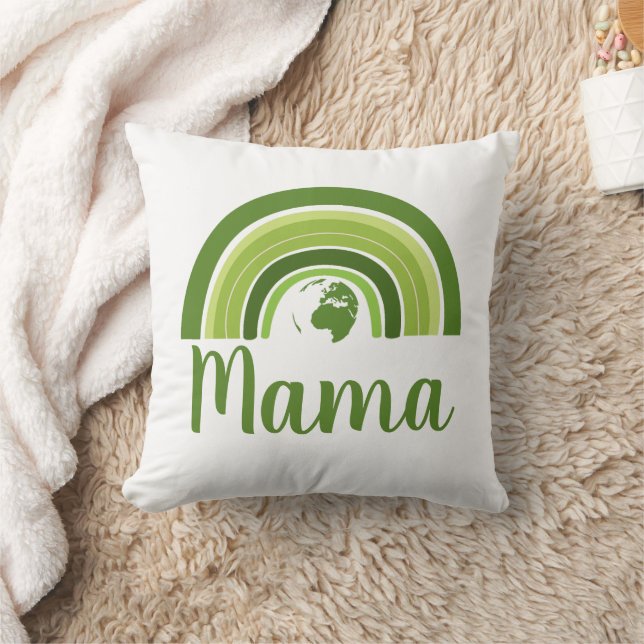 Personalised rainbow Earth Mama Cushion (Blanket)