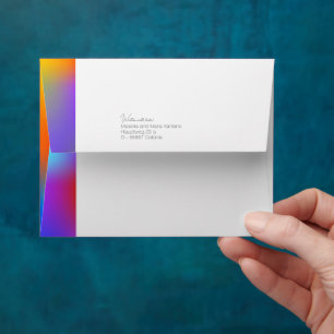 Personalised Rainbow Envelope