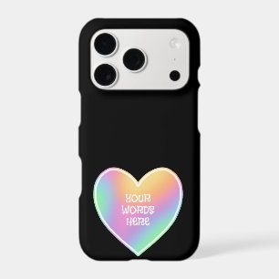 Personalised Rainbow Heart