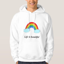 Personalised Rainbow Hoodie | Custom Name & Quote