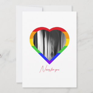 Personalised Rainbow Modern Graphic Design Invitation