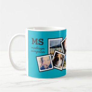 Personalised Random 10 Instagram Photo Collage Coffee Mug
