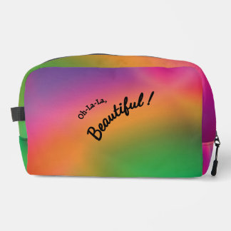 Personalised Raspberry Melon Dopp Kit