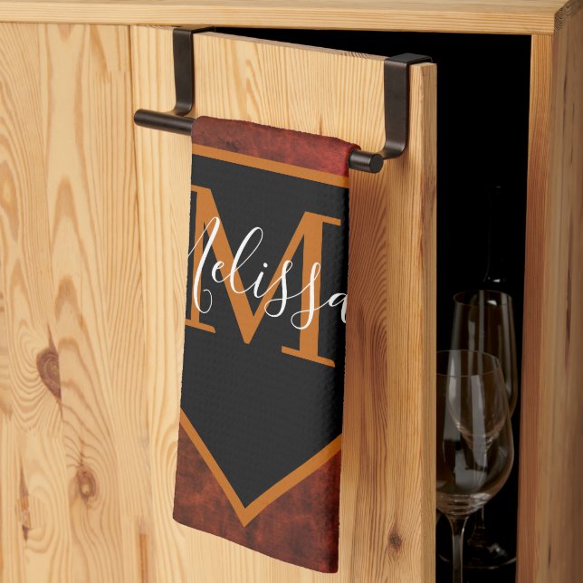 Personalised rawhide personalised  tea towel (Thirds Fold)