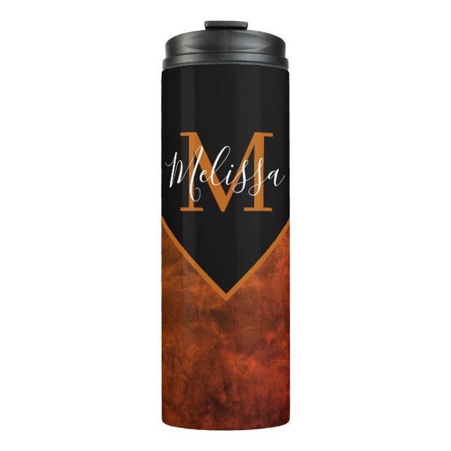 Personalised rawhide personalised  thermal tumbler (Front)