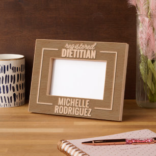 Personalised RD Registered Dietician Etched Frames