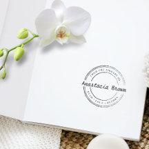 Personalised Read Love Return Library Book Stamp