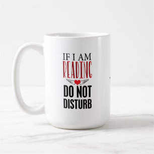 Personalised Reading Do Not Disturb Message Mug