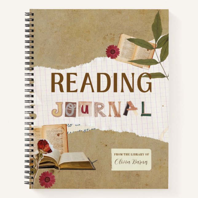 Personalised Reading Journal (Front)