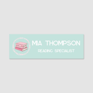 Personalised Reading Specialist Name Tag
