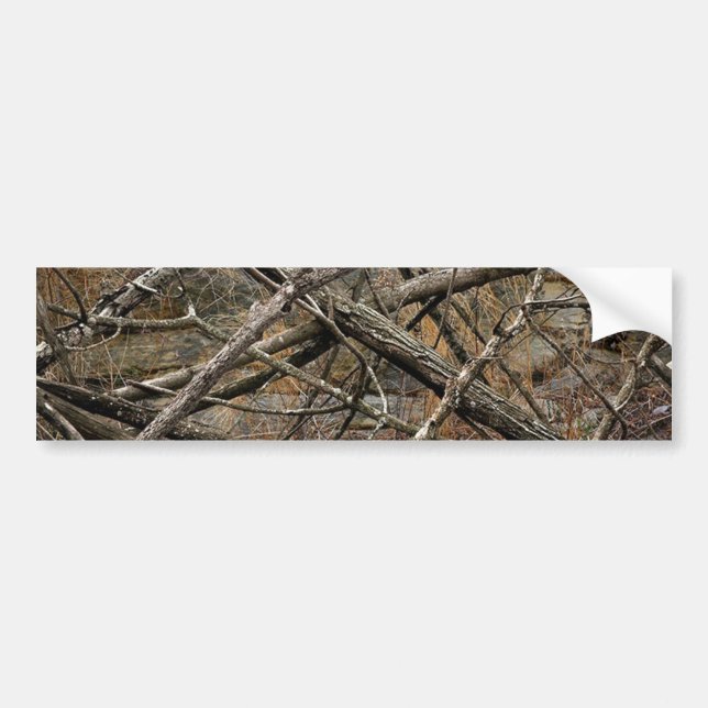 Personalised Real Camo / Camouflage (customisable) Bumper Sticker (Front)