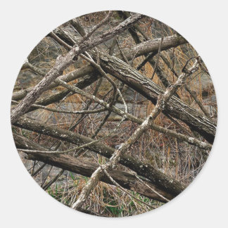 Personalised Real Camo / Camouflage (customisable) Classic Round Sticker