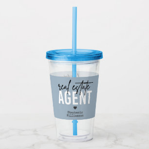 Personalised Real Estate Agent Gifts for Realtor Acrylic Tumbler