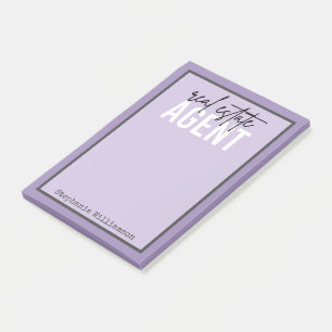 Personalised Real Estate Agent Gifts for Realtor Post-it Notes