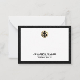 Personalised Real Estate Agent Notecard