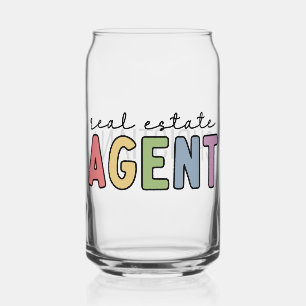 Personalised Real Estate Agent Realtor Gifts Can Glass